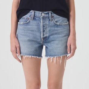 AGOLDE Parker denim shorts
